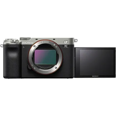 Sony Alpha 7C 24,2 MP WiFi/Bluetooth Schwarz/Silber Gehäuse