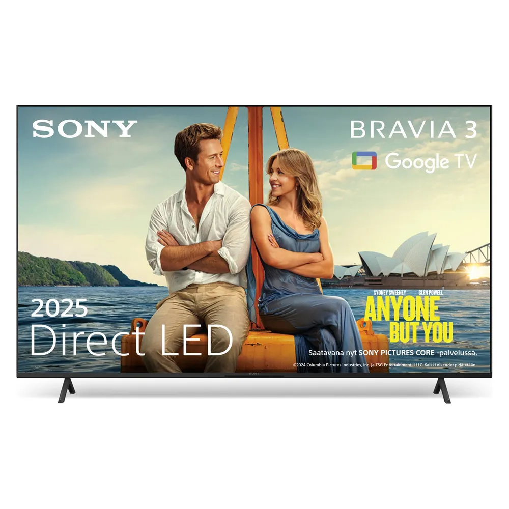 TV Sony LED K-43S3 43" 4K Smart TV HDR Android WiFi Bluetooth Schwarz