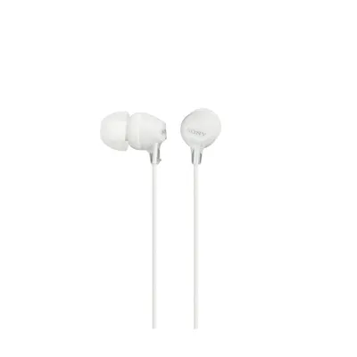 Auriculares Sony MDR-EX15AP con cable Jack 3,5 mm Llamadas/Música Blanco
