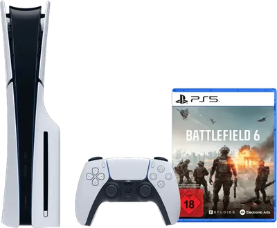 PlayStation 5 Slim mit Laufwerk + Battlefield 6