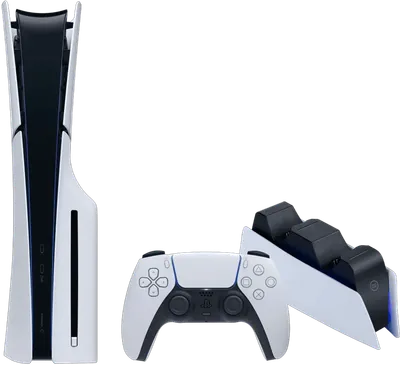 PlayStation 5 Slim mit Laufwerk + Ladestation