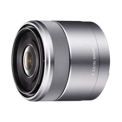Sony SEL30M35 E Objektiv 30mm F3.5 Typ E Silber