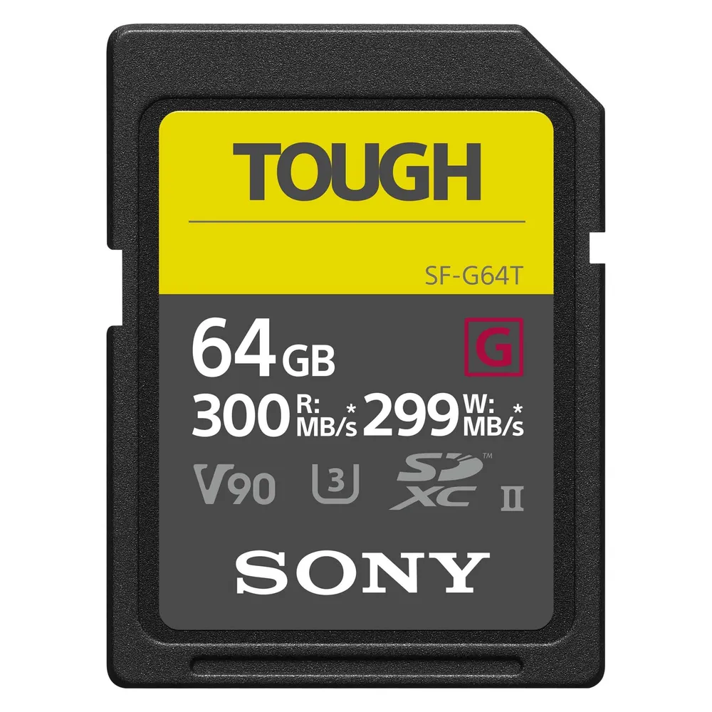 Sony SF-G Tough SDXC UHS-II (64 GB, SDXC, U3, UHS-II)
