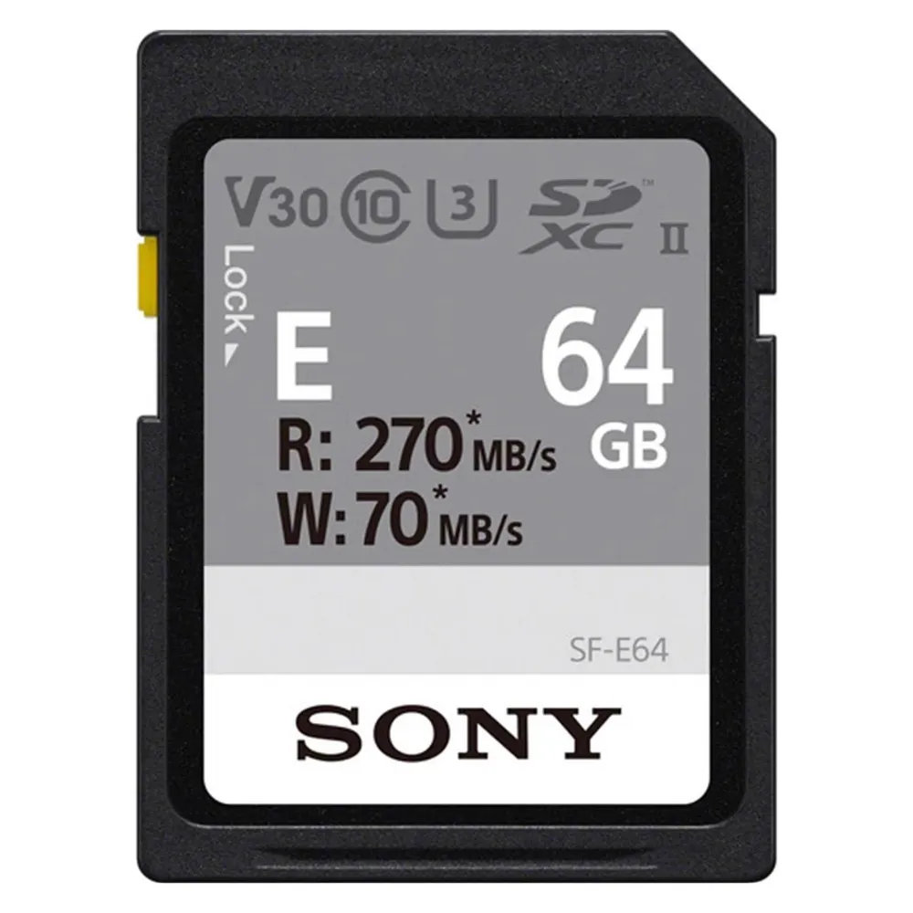 Sony SF-E64A | sfe64a.ae | 64 GB - SDXC