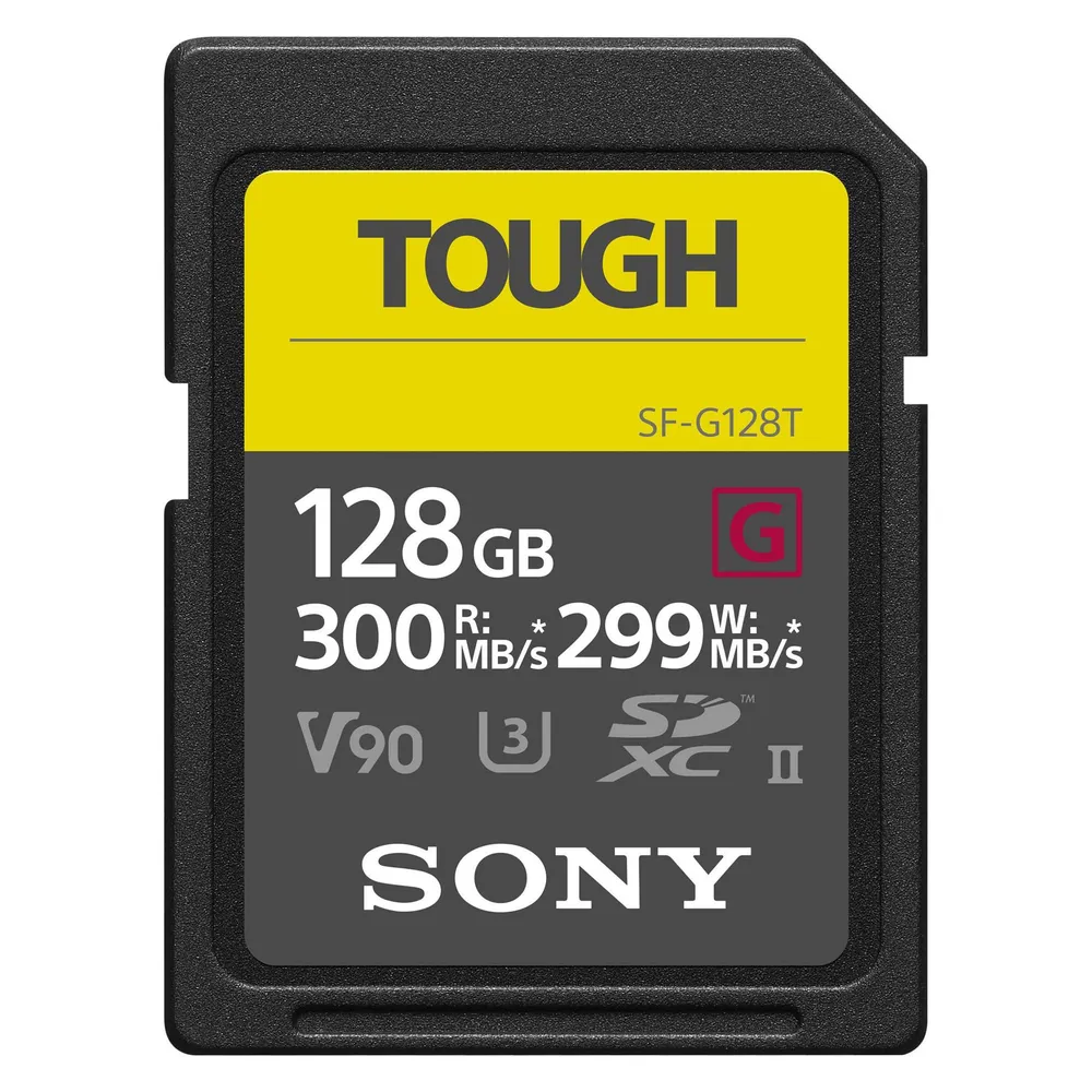 Sony SF-G Tough SDXC UHS-II (128 GB, SDXC, U3, UHS-II)