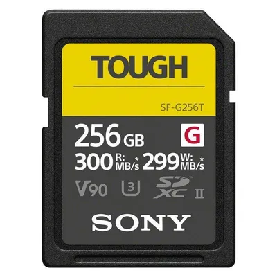 SD-Karte Sony SF-G256T/T1 TOUGH 256GB UHS-II V90 300MB/s wasserfest stoßfest