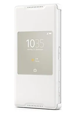 Smartphone-Cover SCR-44 für Xperia Z5 compact weiß Handyhülle