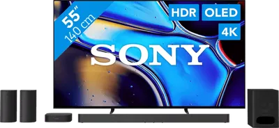 Sony 55 Zoll Bravia 8 OLED 4K (2024) + Sony Bravia Theatre System 6 Schwarz