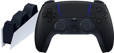 Sony PlayStation 5 DualSense kabelloser Controller Midnight Black + Ladestation