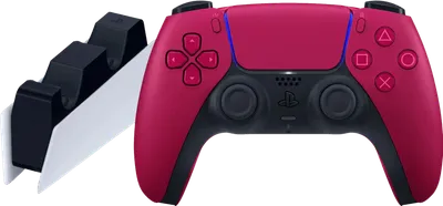 Sony PlayStation 5 DualSense kabelloser Controller Cosmic Red + Ladestation