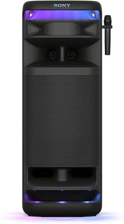 Sony ULT TOWER 10 inkl. kabelloses Micro Party-Lautsprecher (Bluetooth, 139 W, ultimativem tiefen Bass, X-Balanced Speakers, 360-LED-Beleuchtung)