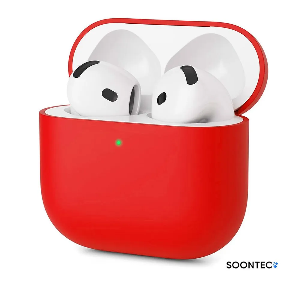 SOONTEC Kopfhörer-Schutzhülle AirPods 4 Case, Silikon