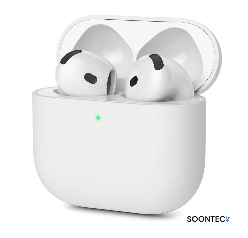 SOONTEC Kopfhörer-Schutzhülle AirPods 4 Case, Silikon