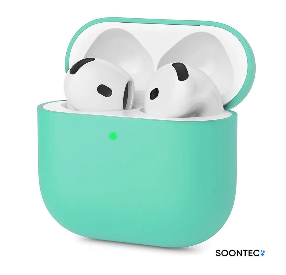 SOONTEC Kopfhörer-Schutzhülle AirPods 4 Case, Silikon