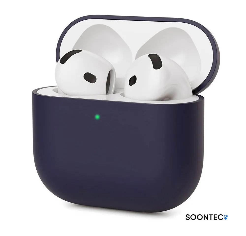 SOONTEC Kopfhörer-Schutzhülle AirPods 4 Case, Silikon