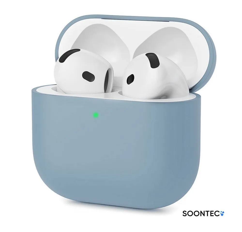 SOONTEC Kopfhörer-Schutzhülle AirPods 4 Case, Silikon