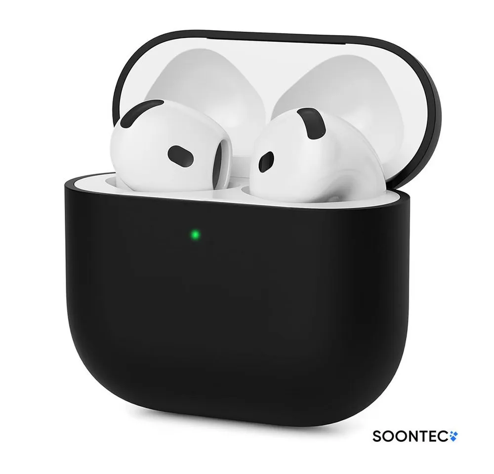 SOONTEC Kopfhörer-Schutzhülle AirPods 4 Case, Silikon
