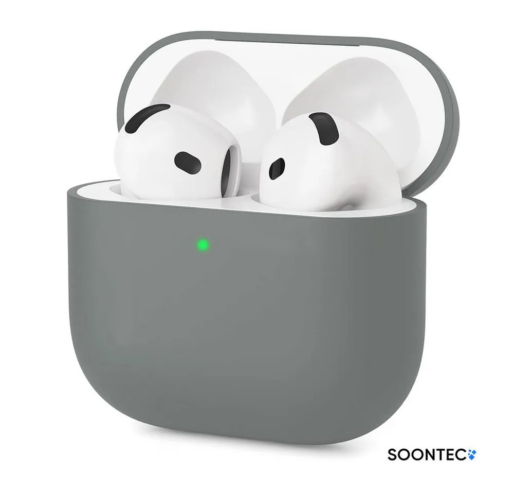 SOONTEC Kopfhörer-Schutzhülle AirPods 4 Case, Silikon