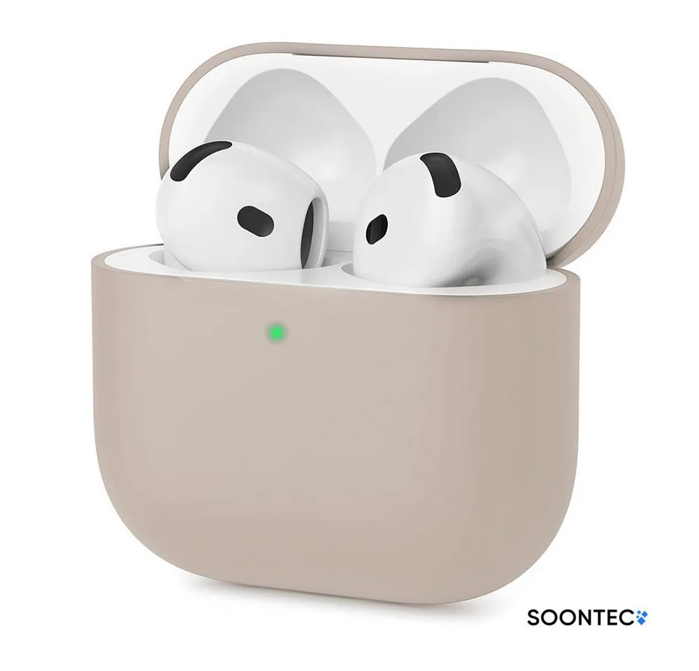 SOONTEC Kopfhörer-Schutzhülle AirPods 4 Case, Silikon
