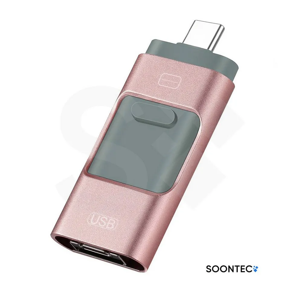 SOONTEC SOONTEC 3.0 USB-Stick 3 in 1 MICRO USB / USB / Lightning für iPhone USB-Stick (Lesegeschwindigkeit 80,00 MB/s)