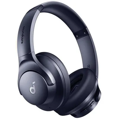 Soundcore Q20i Hybrid Bluetooth-Kopfhörer mit aktiver Geräuschunterdrückung, Blau