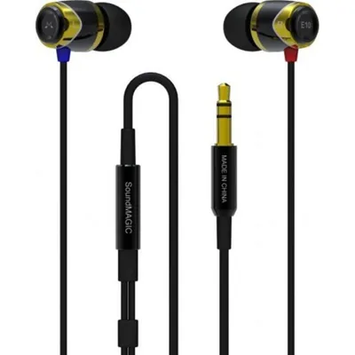 SoundMagic E10 Kopfhörer mit geflochtenem Kabel Mini Jack 3,5 mm grün