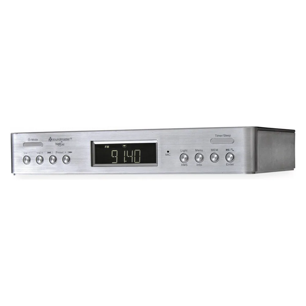 Personenradio Soundmaster UR2045SI DAB+ FM 10W Silber