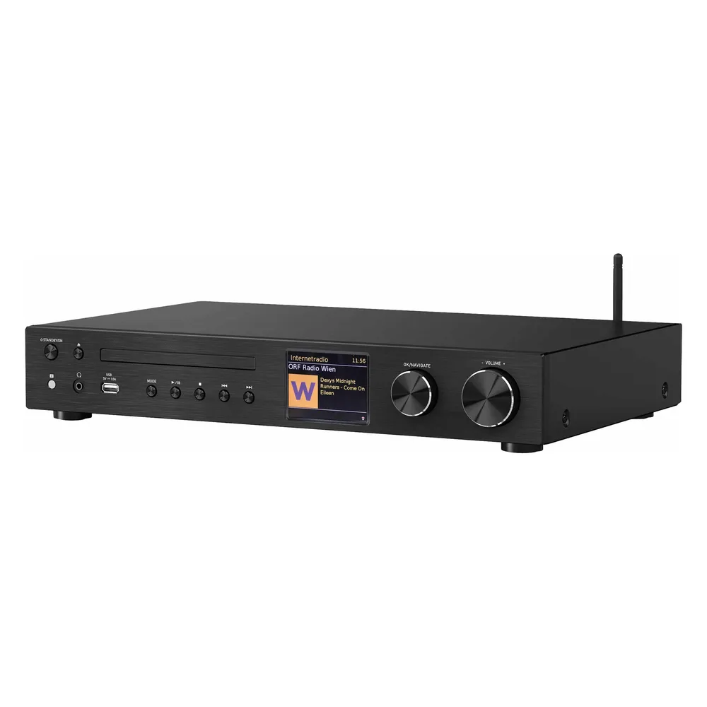 ICD4350 Schwarz Netzwerk-HiFi-Receiver