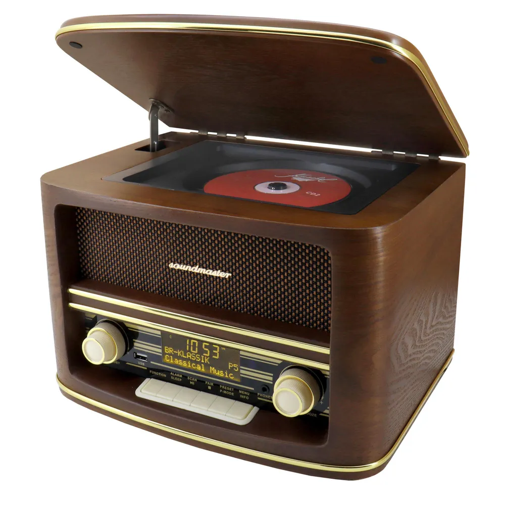 NR961 Eiche rustikal DAB+ Radio mit CD Player