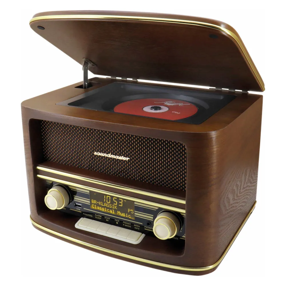 NR961 Eiche rustikal DAB+ Radio mit CD Player
