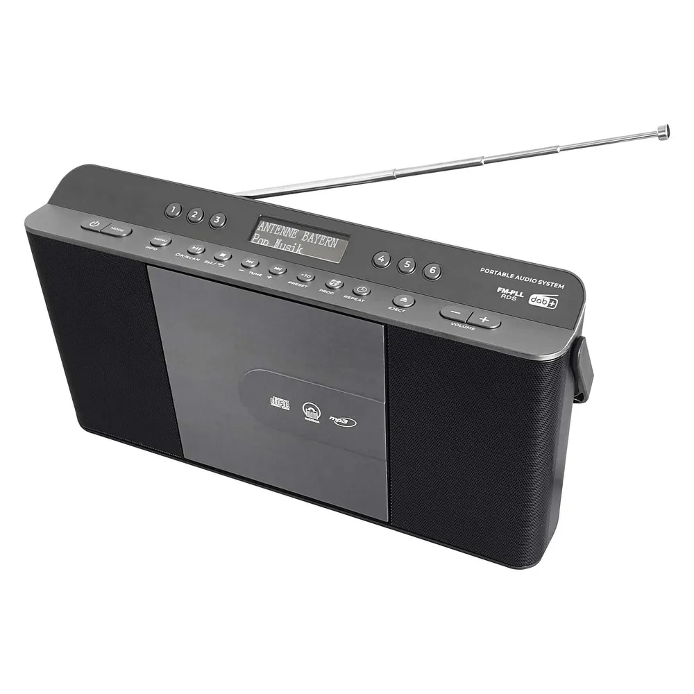 RCD1870SW Schwarz DAB+ Radio mit CD Player