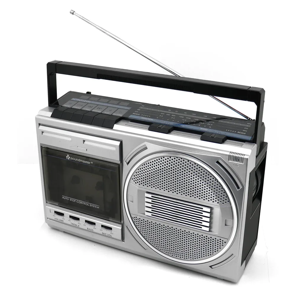 RR20 Silber Radiorekorder