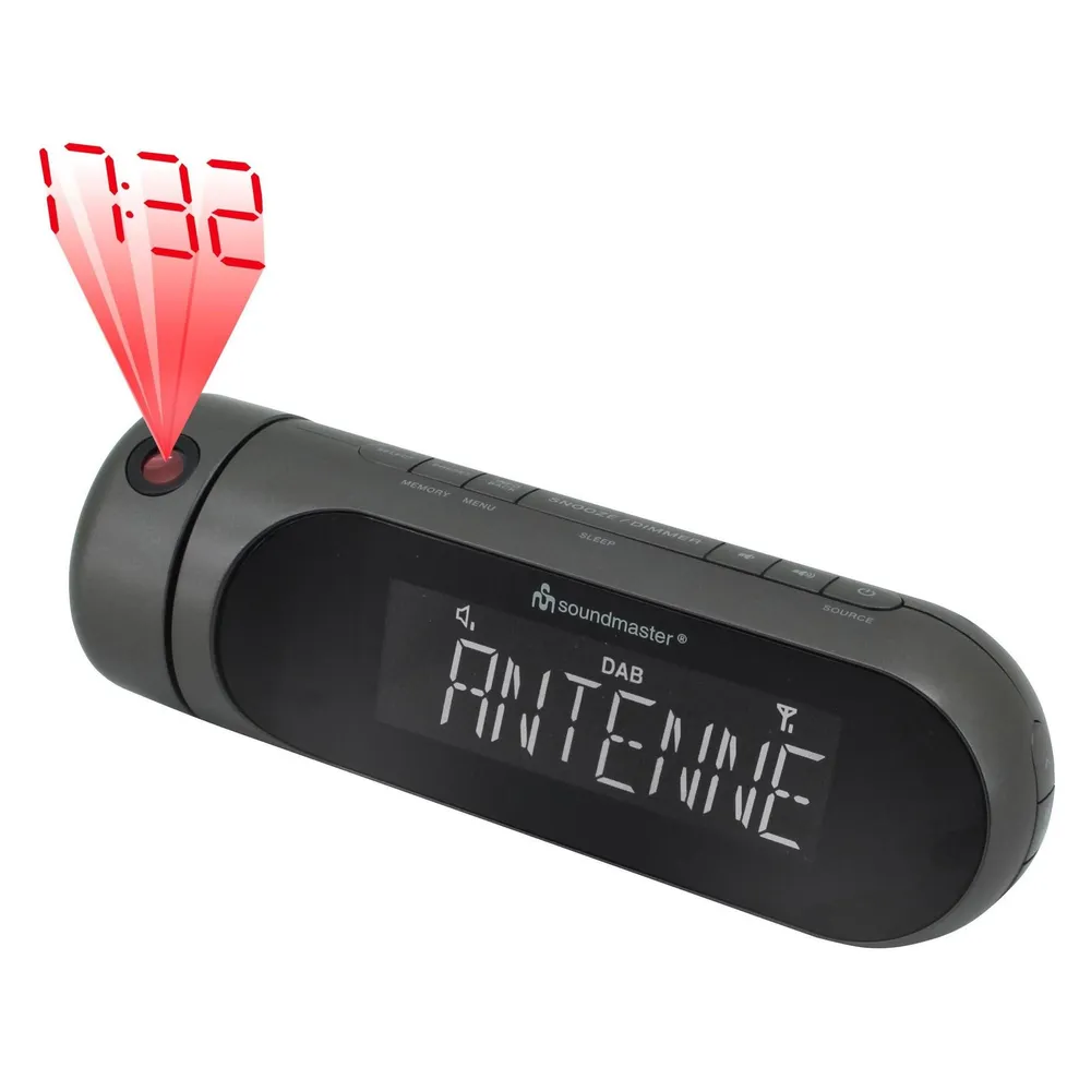UR6700 Titan DAB+/UKW-RDS Uhrenradio mit Projektion