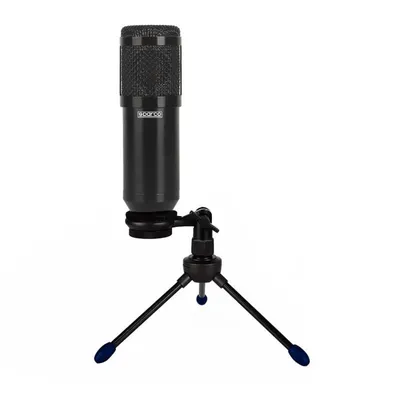 Sparco SPMIC STAR USB-Mikrofon mit Pop-Filter und verstellbarem Stativ