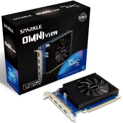 Grafikkarte Sparkle Intel Arc A310 Omni View 4GB GDDR6 Niedriger Verbrauch