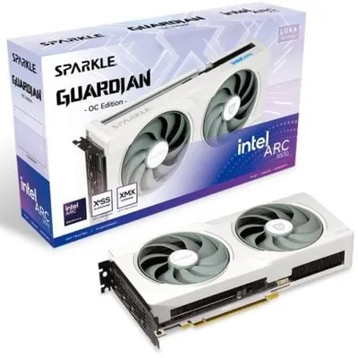 Sparkle Intel Arc B570 Guardian Luna OC Grafikkarte 10GB GDDR6 TORN 2.0 Ray Tracing