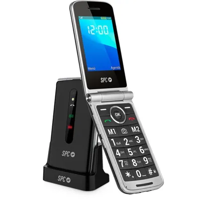 SPC Prince 4G Senioren-Handy mit großen Tasten und SOS-Taste schwarz