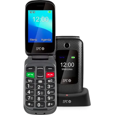 SPC Magnus Senioren-Mobiltelefon, SOS-Taste, schwarz
