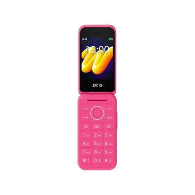 SPC Flip 4G Dual-SIM-Handy mit 2,8″-Bildschirm und langlebigem Akku in Pink
