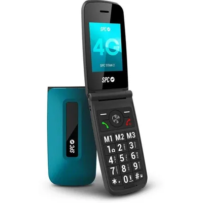 Handy SPC Titan 2 Blau 4G XL-Tasten Lauter Klingelton IP44 Senioren