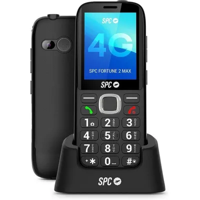 Mobiltelefon SPC Fortune 2 Max 4G große Tasten 104 dB Ladestation