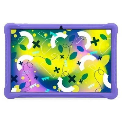 Tablet-Hülle SPC Gravity 10.1 Kids Case Silikon Lila Ring-Ständer