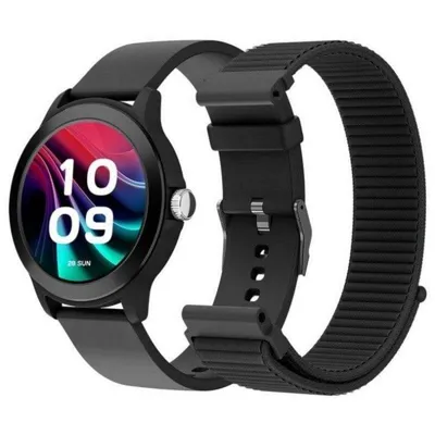 SPC Smartee Duo Vivo 2 Bluetooth GPS 42mm AMOLED Schwarz IP68 SpO2 Herzfrequenz Schlaf SOS
