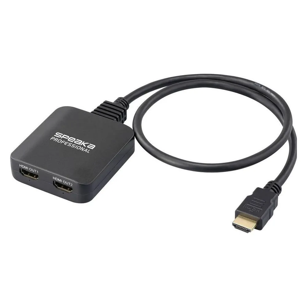 HDMI 8K Splitter SpeaKa Professional SP-HDMIS-300 2 Ausgänge 60 Hz