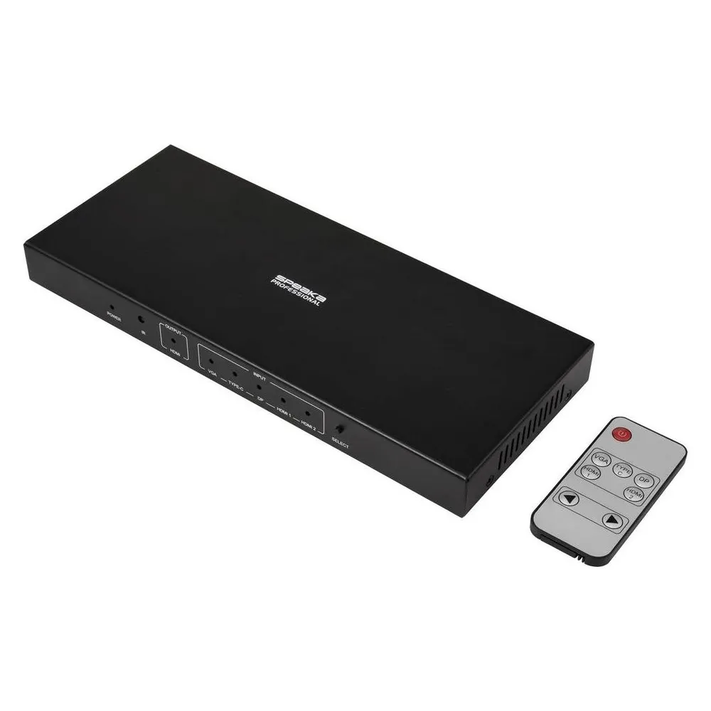 HDMI Switch SpeaKa SP-HDPS-300 5 Eingänge 4K60 Hz