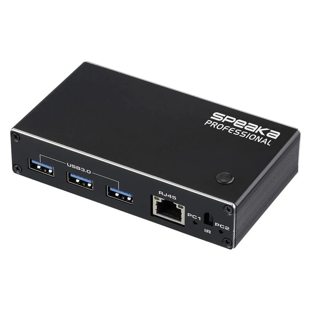 KVM Switch SpeaKa Professional HDMI 2.1 2x1 USB 3.0 IR
