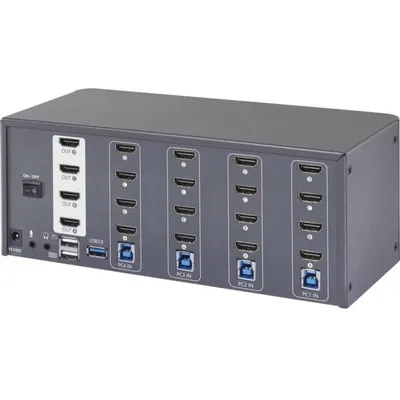 KVM Switch SpeaKa Professional 4 Ports HDMI 2.0b 4K60