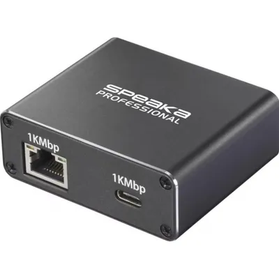 Netzwerk-Splitter SpeaKa Professional 1× RJ45 2× Ausgänge RJ45/USB-C 125 MB/s