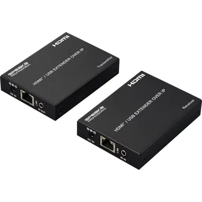 HDMI over IP Extender SpeaKa Professional USB IR 1920x1200