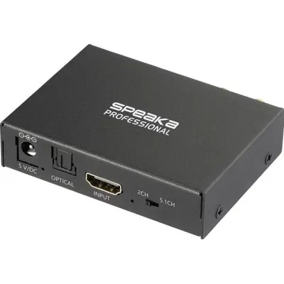 HDMI-Splitter SpeaKa Professional SP-HDS-300 4K mit Audioextraktion